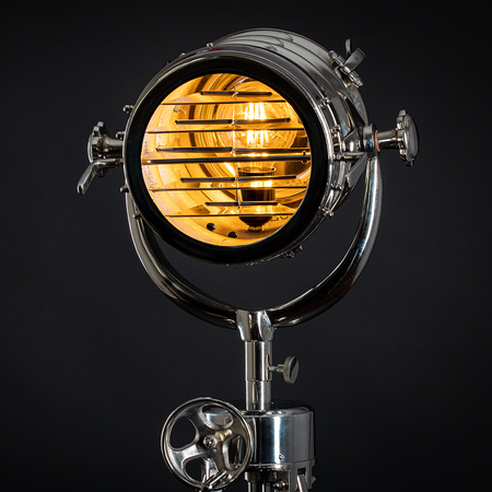 WWII Admiralty Morse Code Signal Floor Lamp