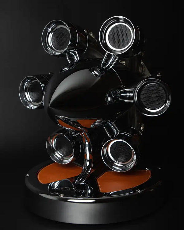 Aircraft Engine Chrome Speaker