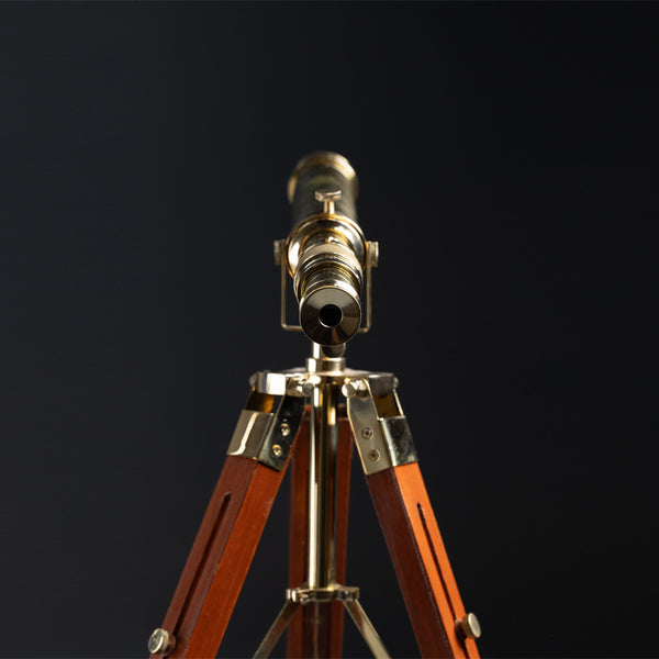 English Bronze telescope with adjustable tripod