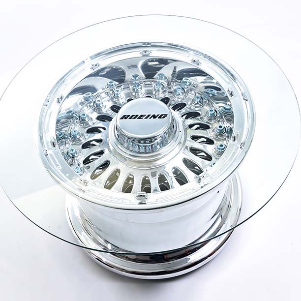 BOEING 747 WHEEL AIRPLANE TABLE